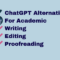 6 best ChatGPT alternatives for academic writing, editing, and proofreading