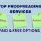 Top English proofreading services-paid and free options