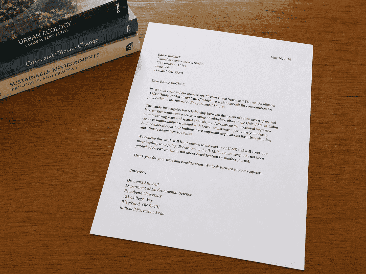 how to write a journal cover letter