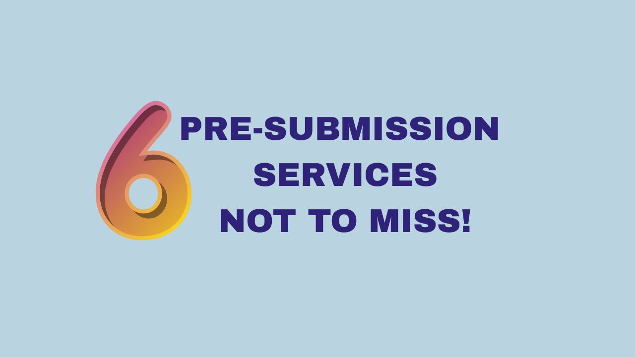 Pre submission services for researchers